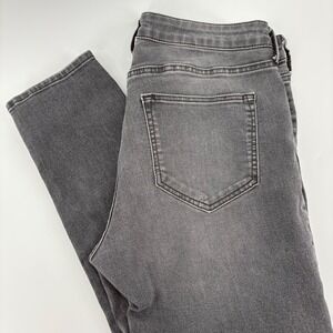 Womens Gray Denim Jeans &Denim Casual‎ Pants Comfort Stretch Size 8